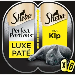 Sheba Perfect Portions Adult - Kattenvoer - Kip 6x37.5 g