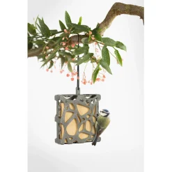 Singing Friend Anna Feeder 100% Recycled - Voersilo - 13x4x14 cm Grijs
