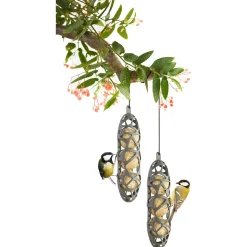 Singing Friend Sam  Feeder 100% Recycled - Voersilo - Ø6x24 cm Grijs