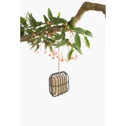 Singing Friend Vetblokhouder Dex - Voersilo - 20x7x20 cm 223 g Zwart