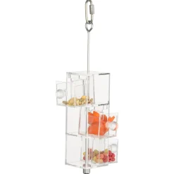 Sky Pet Products 3 Drawer Puzzle - Vogelspeelgoed - Transparant per stuk