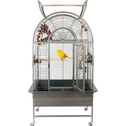 Sky Pet Products Papegaaienkooi Santa Marta - Vogelverblijven - 106x73x157 cm Off-White