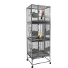 Sky Pet Products Papegaaienkooi Parrot Triple Cage - Vogelverblijven - 56x61x182 cm Antiek Grijs