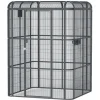 Sky Pet Products Papegaaienkooi Bird Aviary - Vogelverblijven - 155x155x200 cm Antiek Grijs