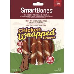 Smartbones Chicken Wrap Sticks - Hondensnacks - Kip 5 stuks