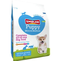 Smolke Puppy Mini-Medium Kip&Lam&Vis - Hondenvoer
