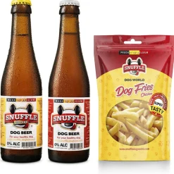 Snuffle Christmas Giftbox Beer & Fries! - Hondensnacks - 2x250 ml Vanaf 2 Maanden