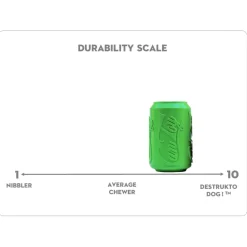 Sodapup Can Toy - Hondenspeelgoed - Limoengroen Voor Honden Van 15-23 Kg Large