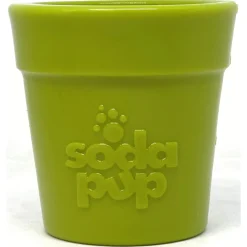 Sodapup Flower Pot - Hondenspeelgoed - 17x11 cm Groen
