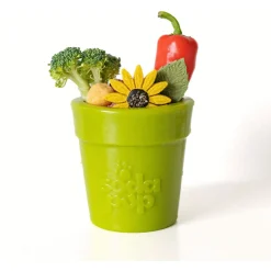 Sodapup Flower Pot - Hondenspeelgoed - 17x11 cm Groen
