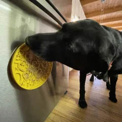 Sodapup Lickmat Duckies Met Zuignap - Hondenvoerbak - Ø20 cm Geel