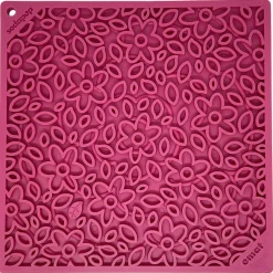 Sodapup Lickmat Flower Power - Hondenvoerbak - Roze L