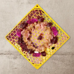 Sodapup Lickmat Honey - Hondenvoerbak - Geel L