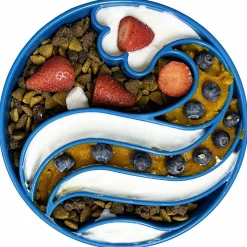 Sodapup Wave Ebowl - Hondenvoerbak - Ø20 cm Blauw