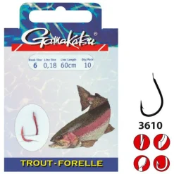 Spro Booklet Trout 3610n #6-0.22mm 120cm - Vishaak -