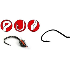 Spro F22 Hooks Black #14 - Vishaak -