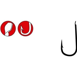 Spro Ls-1312f Hooks Black #12 - Vishaak -