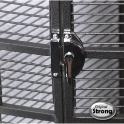 Strong Papegaaienkooi Villa Nadia Xl - Vogelverblijven - 64x64x168 cm Antraciet