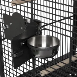 Strong Papegaaienkooi Villa Sara - Vogelverblijven - 84x79x160 cm Antraciet