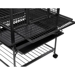 Strong Papegaaienkooi Villa Sara - Vogelverblijven - 84x79x160 cm Antraciet