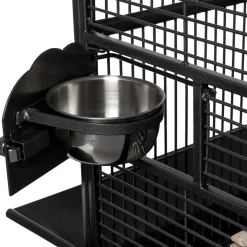 Strong Papegaaienkooi Villa Gaia - Vogelverblijven - 68x53x139 cm Antraciet