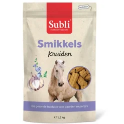 Subli Smikkels - Paardensnack - Kruiden 1.5 kg
