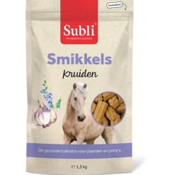 Subli Smikkels - Paardensnack - Kruiden 1.5 kg