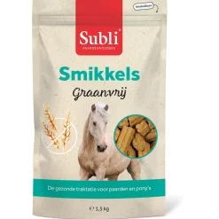 Subli Smikkels Graanvrij - Paardensnack - 1.5 kg Graanvrij