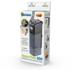 Superfish Aquaflow 300 Dual Action Filter - Binnenfilters - 12.5x7x29 cm Zwart 250-540 l/h