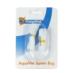 Superfish Aquavac Vervangingszak - Aquarium Toebehoren - Wit 2 stuks