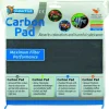 Superfish Carbon Pad - Filtermateriaal - 45x25 cm