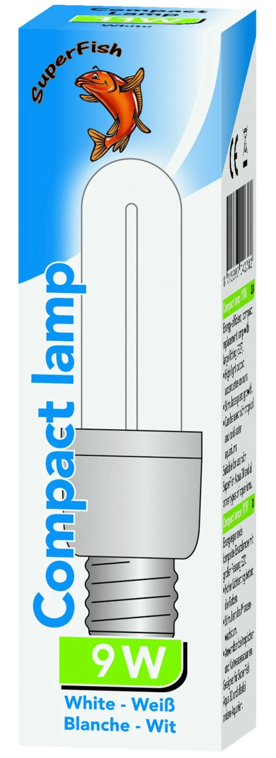 Superfish Compact Lamp Aqua 20 - Verlichting - Wit 9 Watt