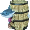 Superfish Deco Barrel Dolphin - Aquarium - Ornament - 13x10x12 cm