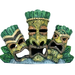 Superfish Deco Tiki Triple - Aquarium - Ornament - 23x10x16 cm Bruin