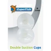 Superfish Dubbele Zuignap - Aquarium Toebehoren - 35 mm 2 stuks
