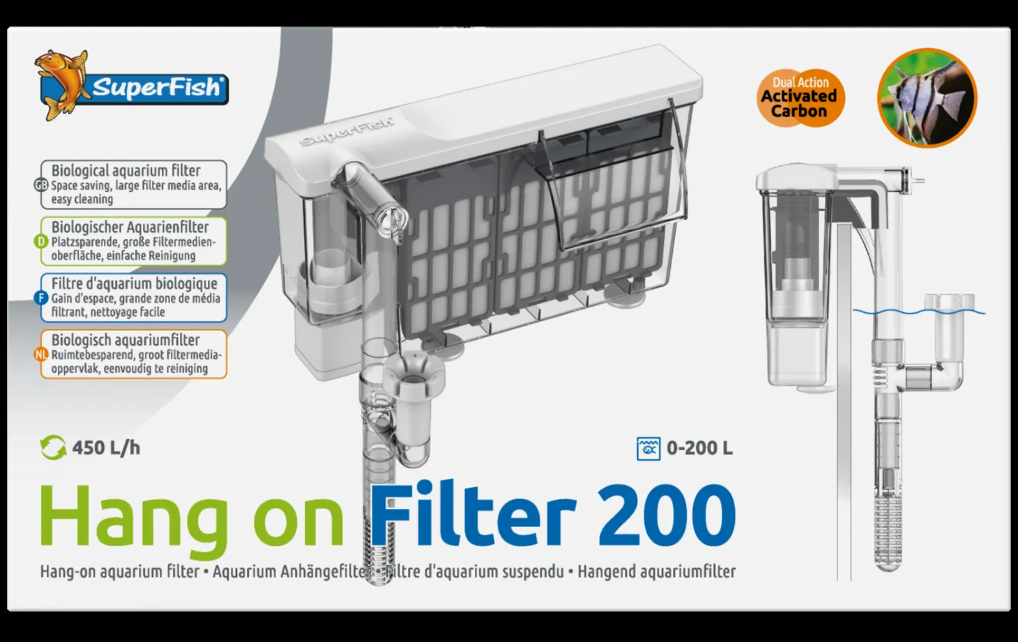 Superfish Hang On Filter 200 - Filters - 200 l