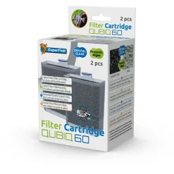 Superfish Qubiq 60 Cartridge - Filtermateriaal - 2 stuks