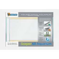 Superfish Scaper 60 - Aquaria - 50x35x35 cm 60 l Transparant