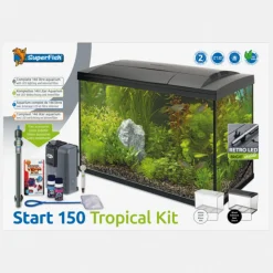 Superfish Start 150 Tropical Kit - Aquaria - 78x37x57 cm Zwart