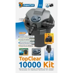 Superfish Topclear Kit 10000 Uvc - Filters - 36.5 cm 10000 l Grijs 2900 l/h
