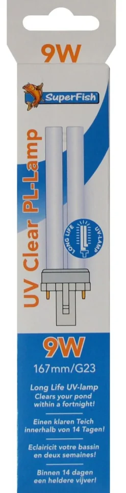 Superfish Uvc Vervangingslamp Economy - Verlichting - 9 Watt