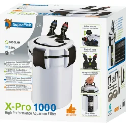 Superfish X Pro Aquarium Buitenfilter 1000 - Filters - 250 l Wit 250 l/h