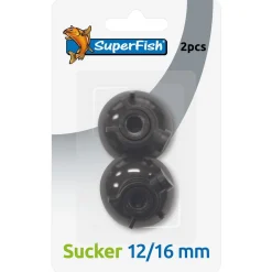 Superfish Zuignap - Aquarium Toebehoren - 2 stuks 12/16 Mm