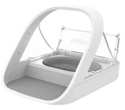 Surefeed Microchip Petfeeder Voerbak - Kattenvoerbak - 31x23x21.5 cm Wit
