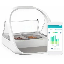 Surefeed Microchip Voerbak Connect - Kattenvoerbak - 22.7x21.5x31 cm Wit