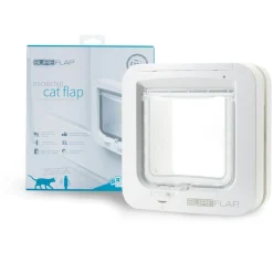 Sureflap Dierenluik Microchip S - Kattenluik - 20x7x20 cm Wit