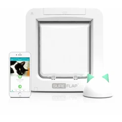 Sureflap Microchip Huisdierluik Connect Bundel - Kattenluik - Wit