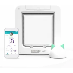 Sureflap Microchip Huisdierluik Connect - Kattenluik - Wit