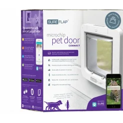 Sureflap Microchip Huisdierluik Connect - Kattenluik - Wit