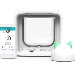 Sureflap Microchip Kattenluik Connect Bundel - Kattenluik - Wit